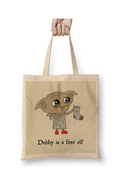 Toyaso Ντόμπι Λευκή Τσάντα από Υφάσμά Μακρύ Χερούλι Τσάντα Αγορών Τσάντα Παρα...