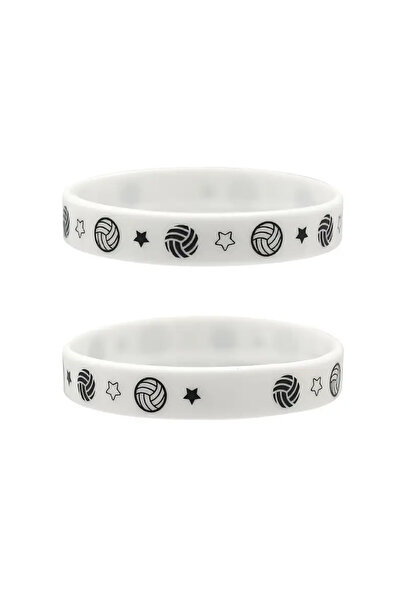 CN Volleyball Silicone Bracelet Set of 2