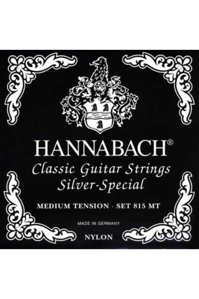 Hannabach 815Mt Classical Guitar String (Medium Tension) |   Silver Special S...