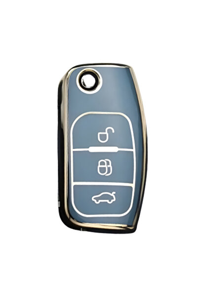AutoHan Keys غطاء مفتاح نانو متوافق مع سيارات فورد فوكس وفييستا وكوجا ومونديو