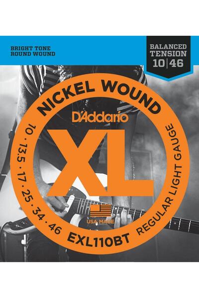 Daddario D'Addario EXL110BT XL Nickel Serisi Elektro Gitar Tel Seti (10-46 - ...