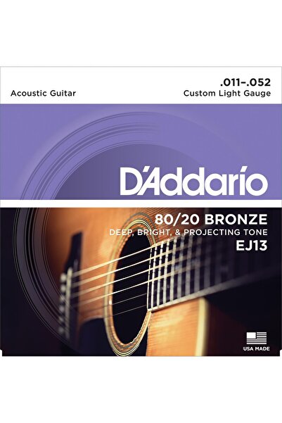 Daddario Набір струн для акустичної гітари D'Addario EJ13 Phosphor Bronze Ser...