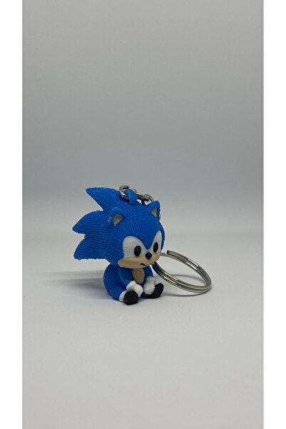 HUBTHREED سلسلة مفاتيح ثلاثية الأبعاد على شكل شخصية سونيك من HUBTHREEED Funar...