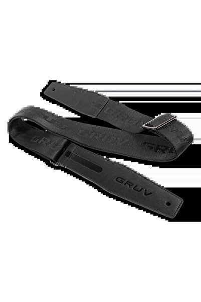 Gruv Gear Korr50-Blk-S Korr Guitar Strap |   Leather Detailed Stylish and Sturdy