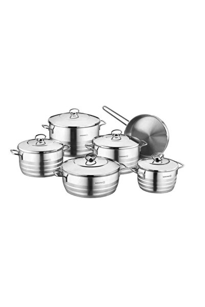 generel Astra Steel 11 Piece Casserole Set - 18/10 Stainless Steel