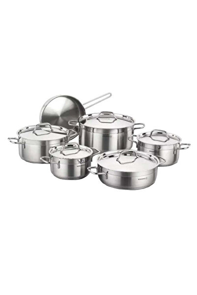 generel 11Pcs Steel Cookware Set 18/10 Stainless Steel Cooking Pot