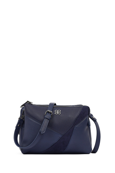 Derimod Women's Navy Blue Long Strap Crossbody Bag 25Wbd253414