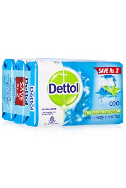Dettol Cool Soap | 3 Pieces | 70 Grams