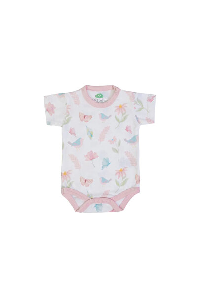 F.S. BABY Body bumbac bebe FS Baby - White / Pink