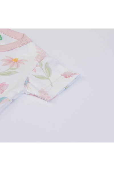 F.S. BABY Body bumbac bebe FS Baby - White / Pink