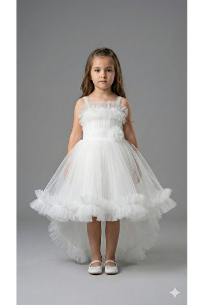 modallita Kız Çocuk Prenses Kuyruklu Abiye Elbise