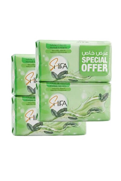 Shifa Nature's Refresh Soap Herbal Extract by – 4 Pieces × 125 Grams