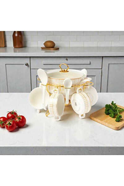 AR HOME 16 pcs Luxury soup set-porcelain-6 person