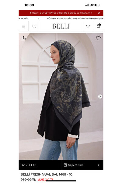 Eşarpevi Belli scarf fresh Pamuk şal