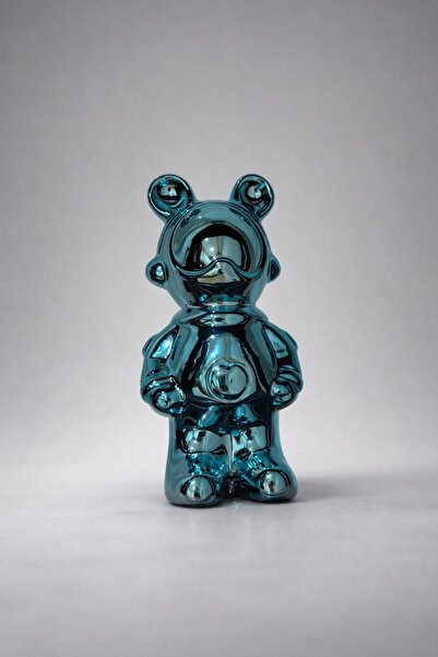 Voova Metalik Astronot Ayıcık Figür