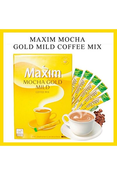Maxim Coffe Mocha Gold Kore kahvesi -Orjinal 50 Adet