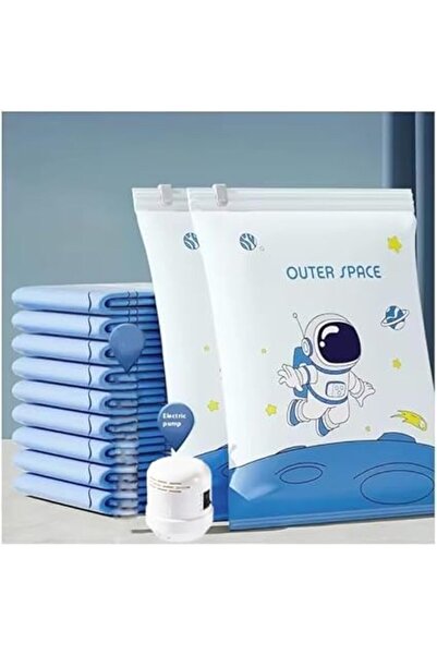 Arabest Vacuum Storage Bags with Electric Air Pump, 6 Pack Space Saver Bags,C...