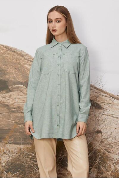 Alvina Shirt Collar Tunic 46267