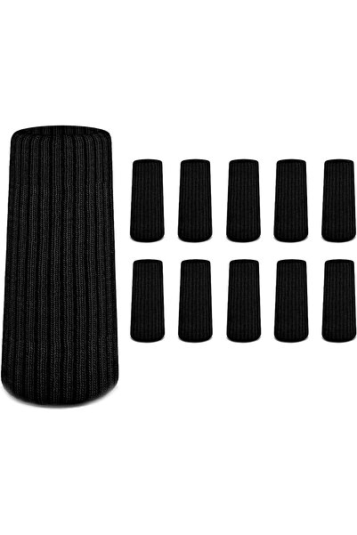 Arabest 48 Pcs Black Premium Chair Leg Socks Protectors，3X Tighter Grip & Dou...