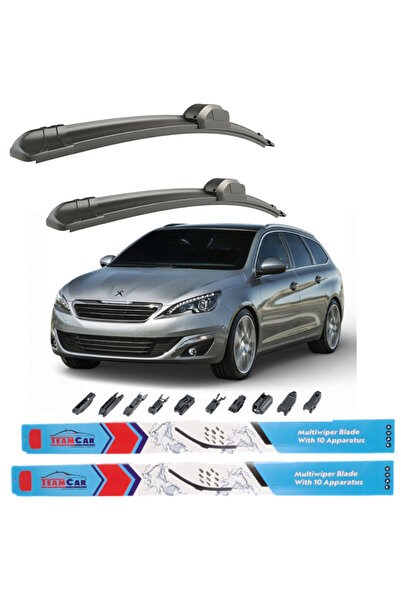 TEAMCAR Υαλοκαθαριστήρες Peugeot 308 II SW (20132017) Εμπρός σετ