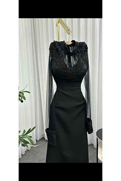 AREEJ FASHION Luxurious black evening dress