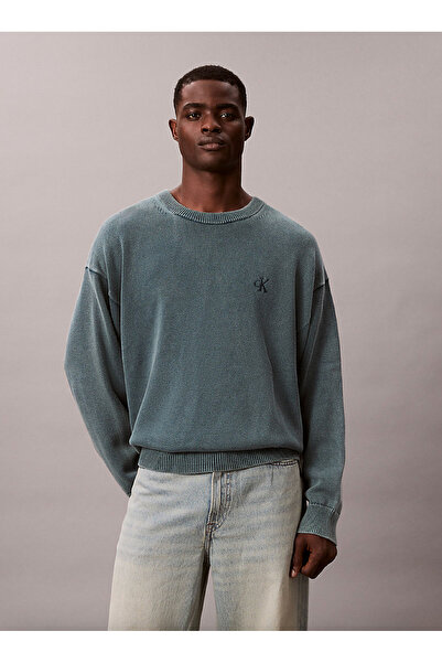 Calvin Klein Relaxed Monogram Cotton Jumper