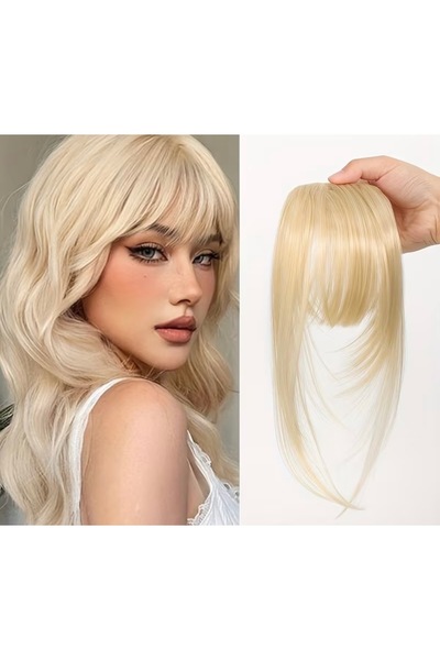 La Saade Blonde Muse Curtain Bangs – French Doll Kakül✨