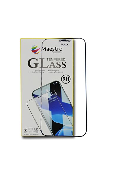 Maestro واقي شاشة زجاجي مقوى لهاتف آيفون 12 برو ماكس