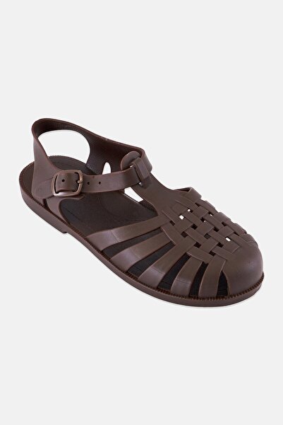 Muy Mucho Women Adjustable Buckle Sandals, Brown