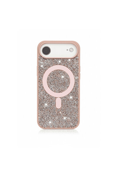 I SAFE ISAFE BLING MAGSAFE HARD COVER IPHONE AIR ROSE GOLD