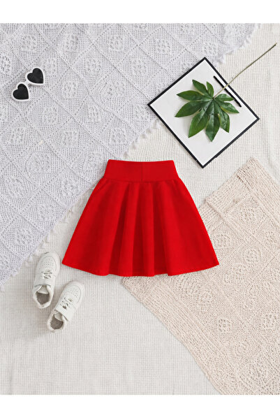 MRDN MODA Kız çocuğu yüksek bel mini klos etek