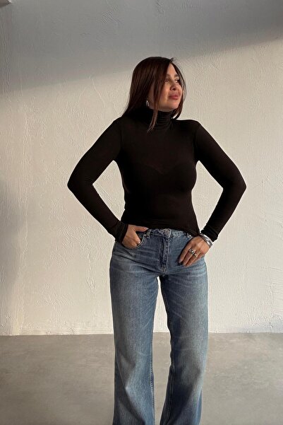 ELVAN TOLON Brown Fisherman Blouse