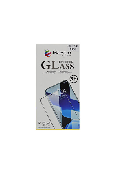 Maestro واقي شاشة زجاجي مقوى لهاتف آيفون 12/12 برو