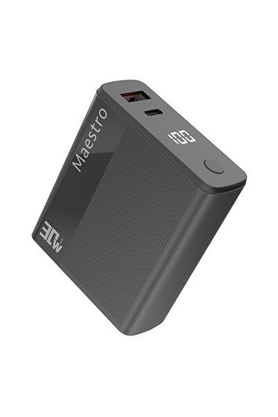 Maestro 30W FAST CHARGING 10000mAh POWERBANK BLACK