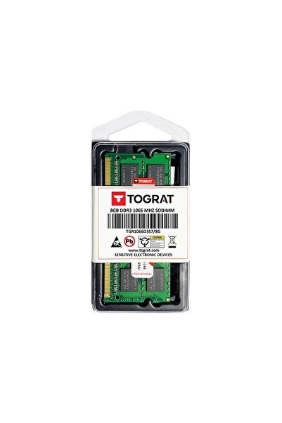 Tograt 8GB DDR3 1066 MHz Notebook Ram Bellek - TGR1066D3S7/8G - 1.5v