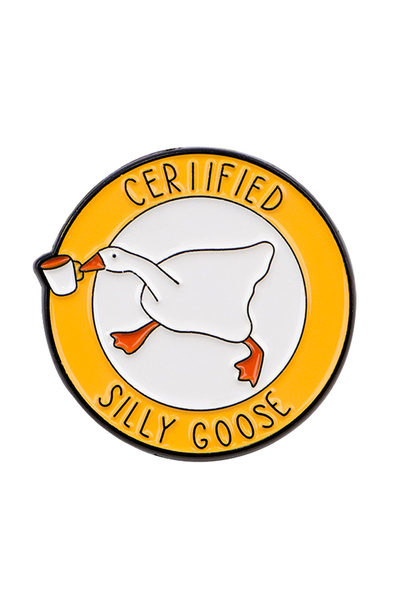 Choice 3 دبابيس مينا مضحكة على شكل أوزة، دبابيس كرتونية على شكل بطة، بروش للم...