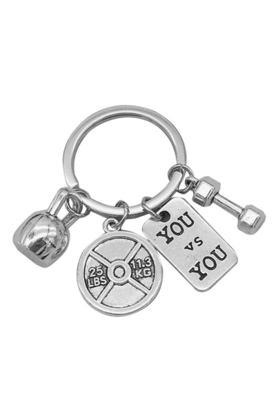 Choice D Strength Sports Barbell Dumbbell Charm Weight Fitness With Words Gym...