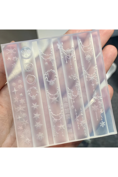 Choice ML-18 سلسلة رقيقة على شكل ندفة ثلجية شتوية، فيونكة مخملية على شكل نجمة...