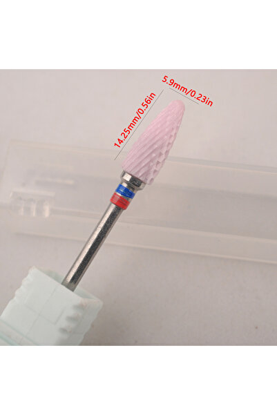 Choice E17C 1pcs Ceramic Nail Drill Bit Rotary Cuticle Burr Gel Remover Files...