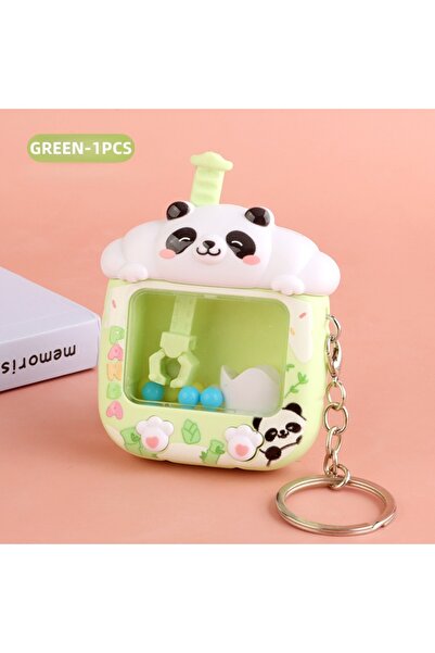 Choice 1PC-Green 1~8PCS Claw Machine Shape Keychain on The Phone Cute Small K...