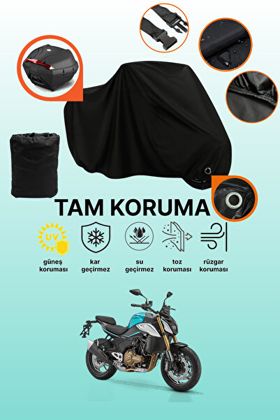dokaca Black Rear Bag and Lock Compatible Rks Srk550 Compatible Motorcycle Ta...