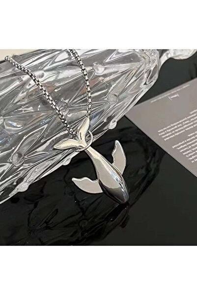 Choice Silver Stainless Steel Silver Color Whale Pendant Necklace for Men Wom...