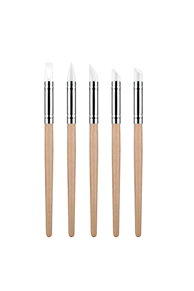 Choice 5 قطع من أدوات تزيين الأظافر المصنوعة من السيليكون، قلم نحت فن الأظافر...