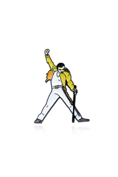 Choice قلادة معدنية تحمل صورة فريدي ميركوري، نجم موسيقى الروك الكلاسيكي، من م...