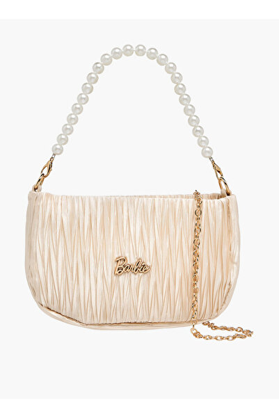 Barbie حقيبة كروسبودي مطوية بمقبض لؤلؤي - الارتفاع 20 × العرض 15 × العمق 4 سم