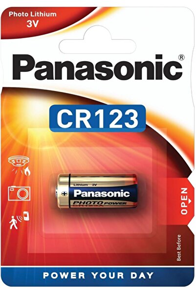 Generic بطاريات باناسونيك CR123 (CR123A) - عبوة من 10 بطاريات