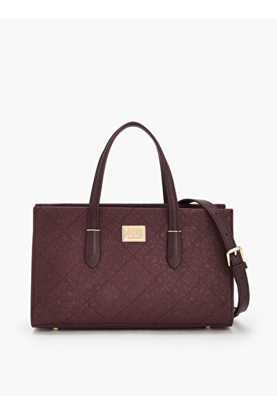 Flora Bella by Shoexpress حقيبة يد مزينة بنقوش زهرية مع حزام كتف قابل للفصل -...