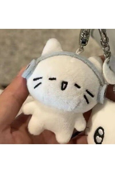 Choice style1 Cute Earphones Cat Doll Cartoon Healing Plush Doll Bag Hanging ...