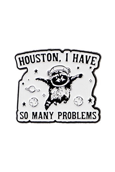 Choice 3 دبابيس مينا مزينة باقتباسات فكاهية، بروش على شكل حيوان الراكون والأب...