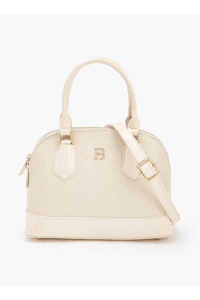 Flora Bella by Shoexpress حقيبة قبة مزخرفة بحزام قابل للفصل - ارتفاع 18 × عرض...